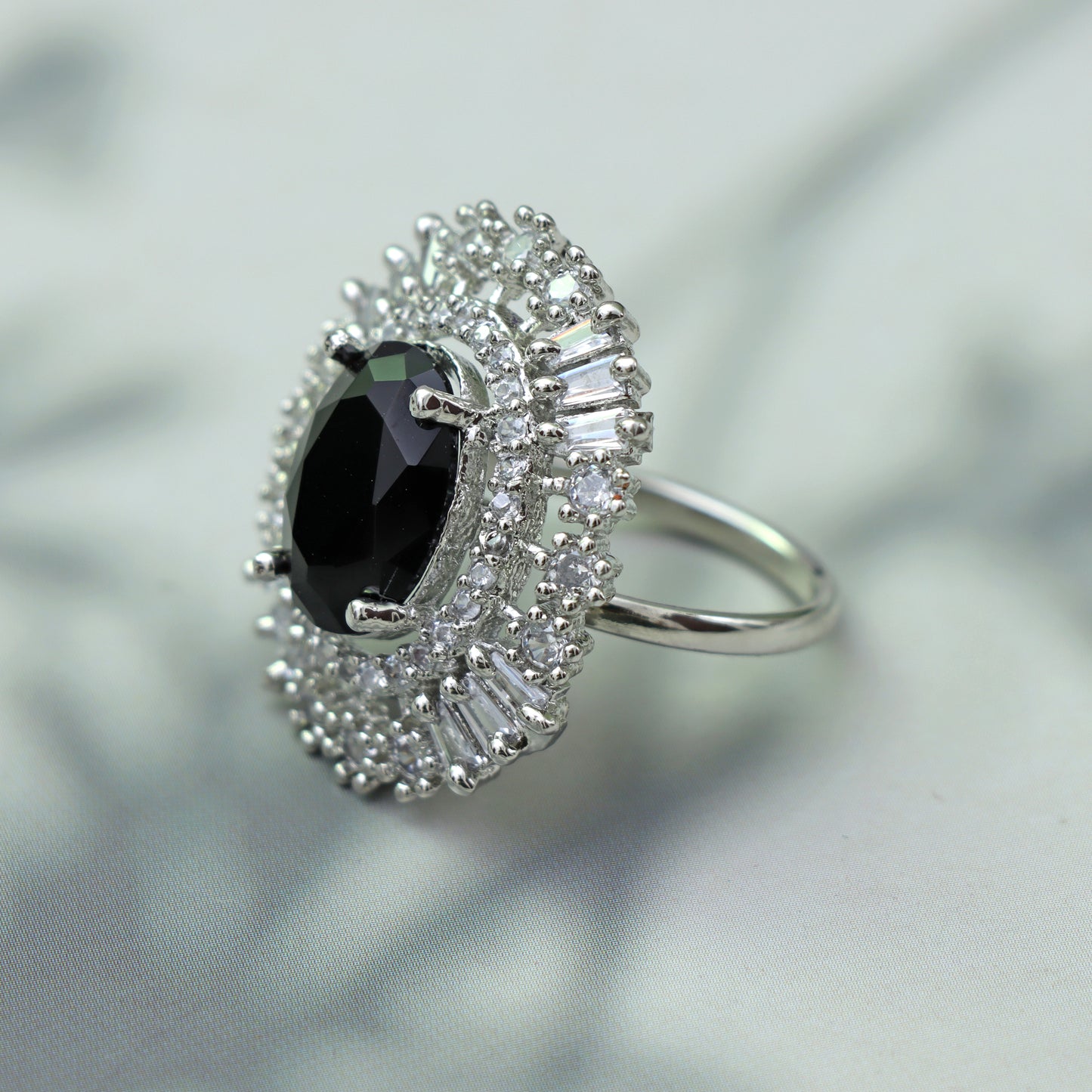 Midnight Halo Ring
