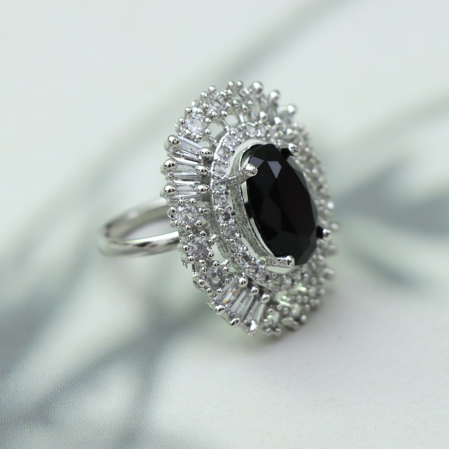 Midnight Halo Ring