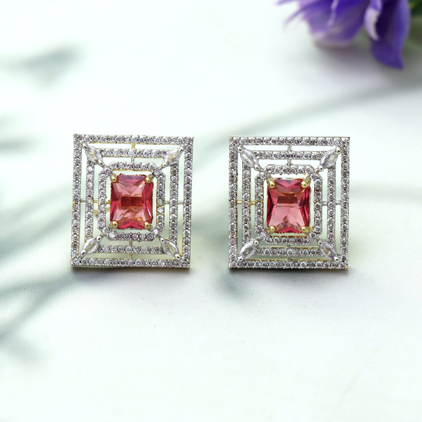 Square Blossom Studs