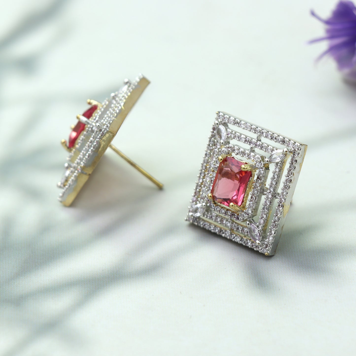 Square Blossom Studs