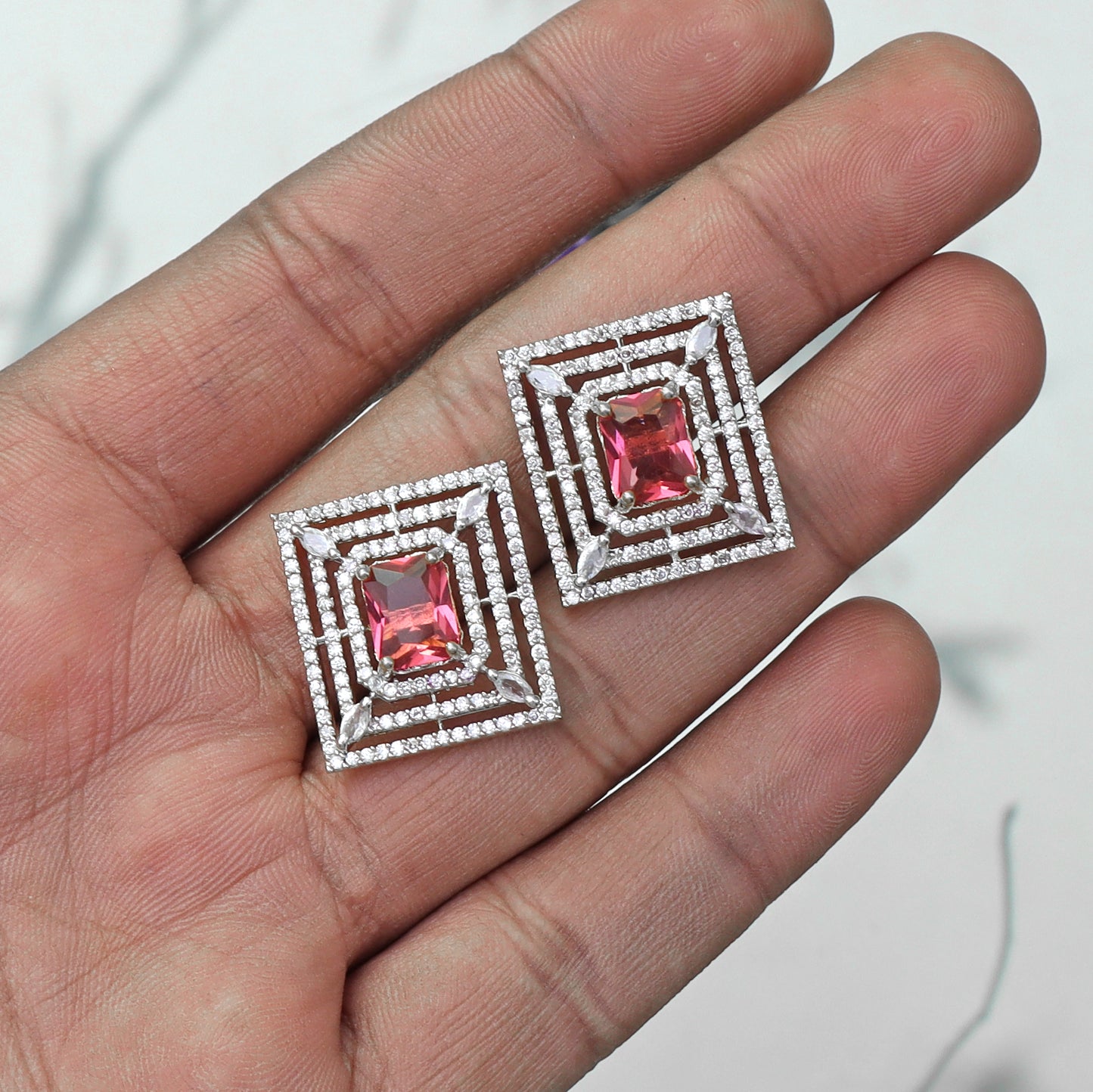 Square Blossom Studs