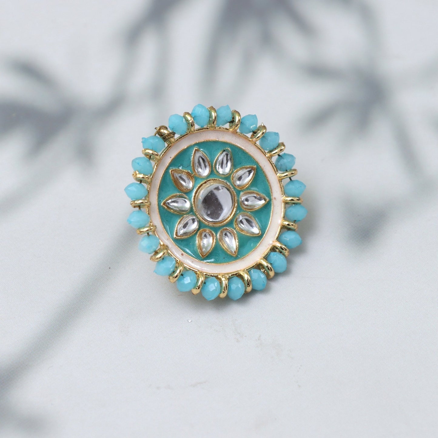 Azure Blossom Stud Earrings - SHILPRATNAA