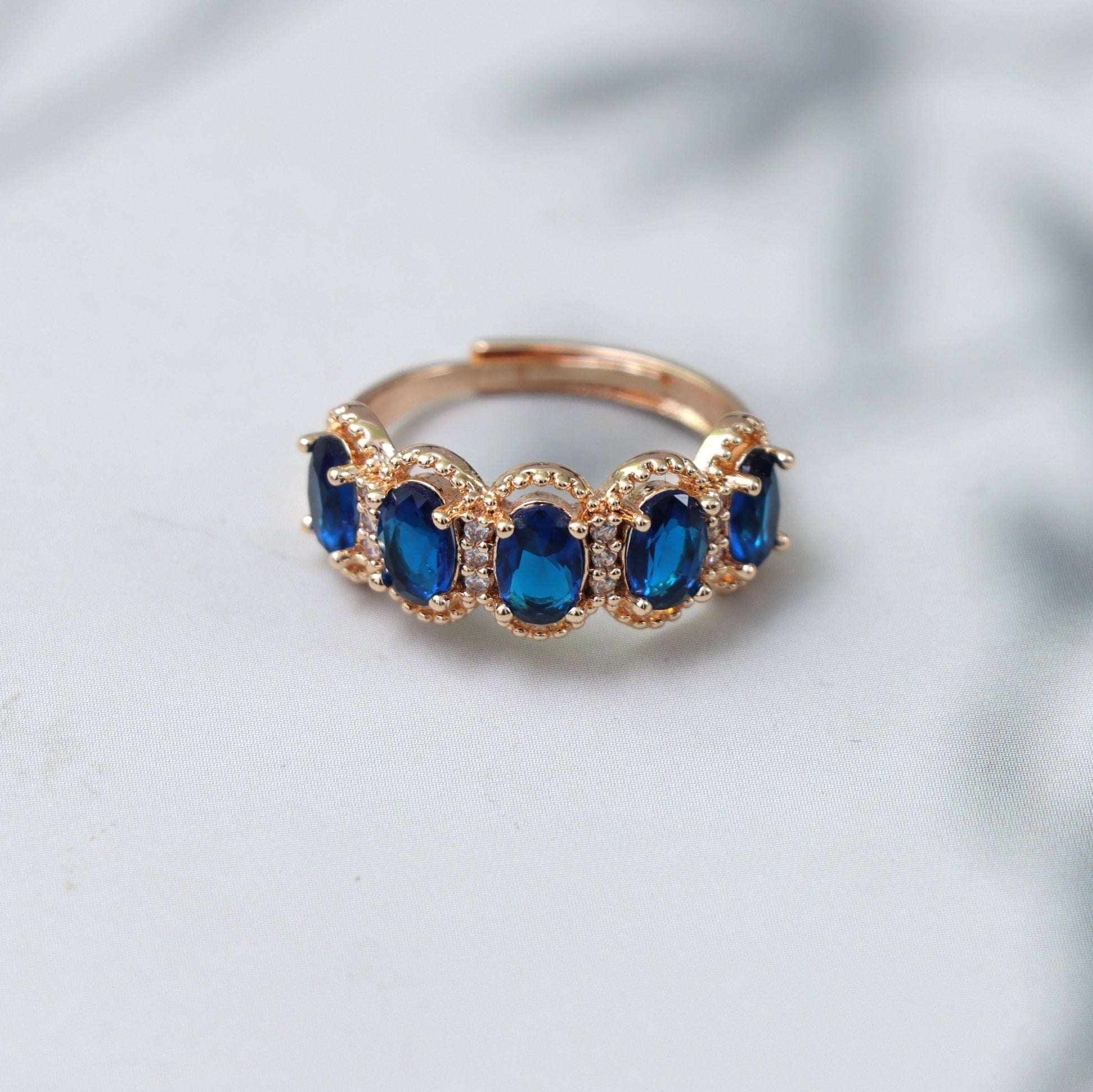 Royal Blue Harmony Ring - SHILPRATNAA