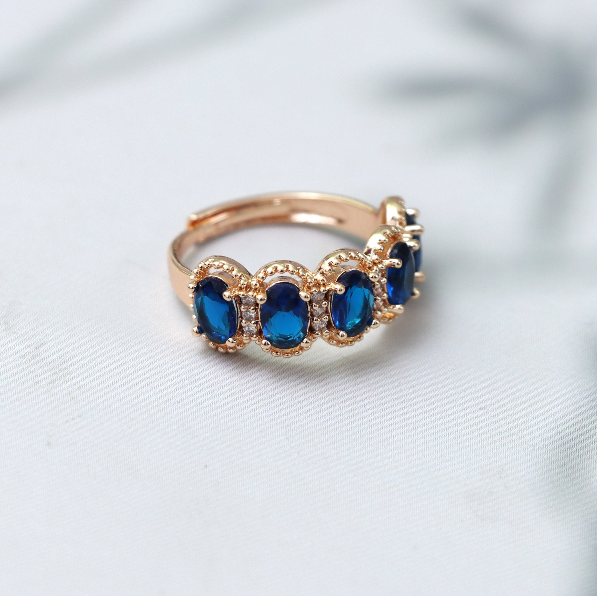 Royal Blue Harmony Ring - SHILPRATNAA